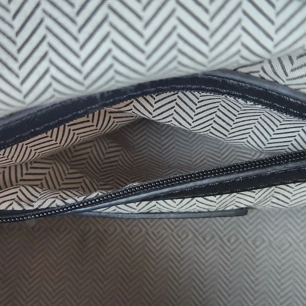 Steve Madden Purse Large color block neutral peach‎ cream tassel chain zipper